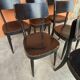 6 chaises bistrot bois courbé patinées