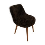 Chaise en mouton années 60