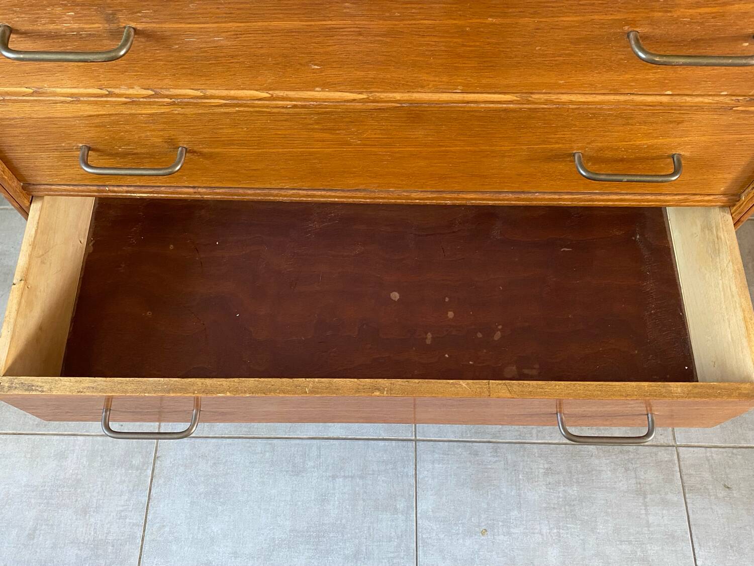 Commode vintage en chêne des années 60