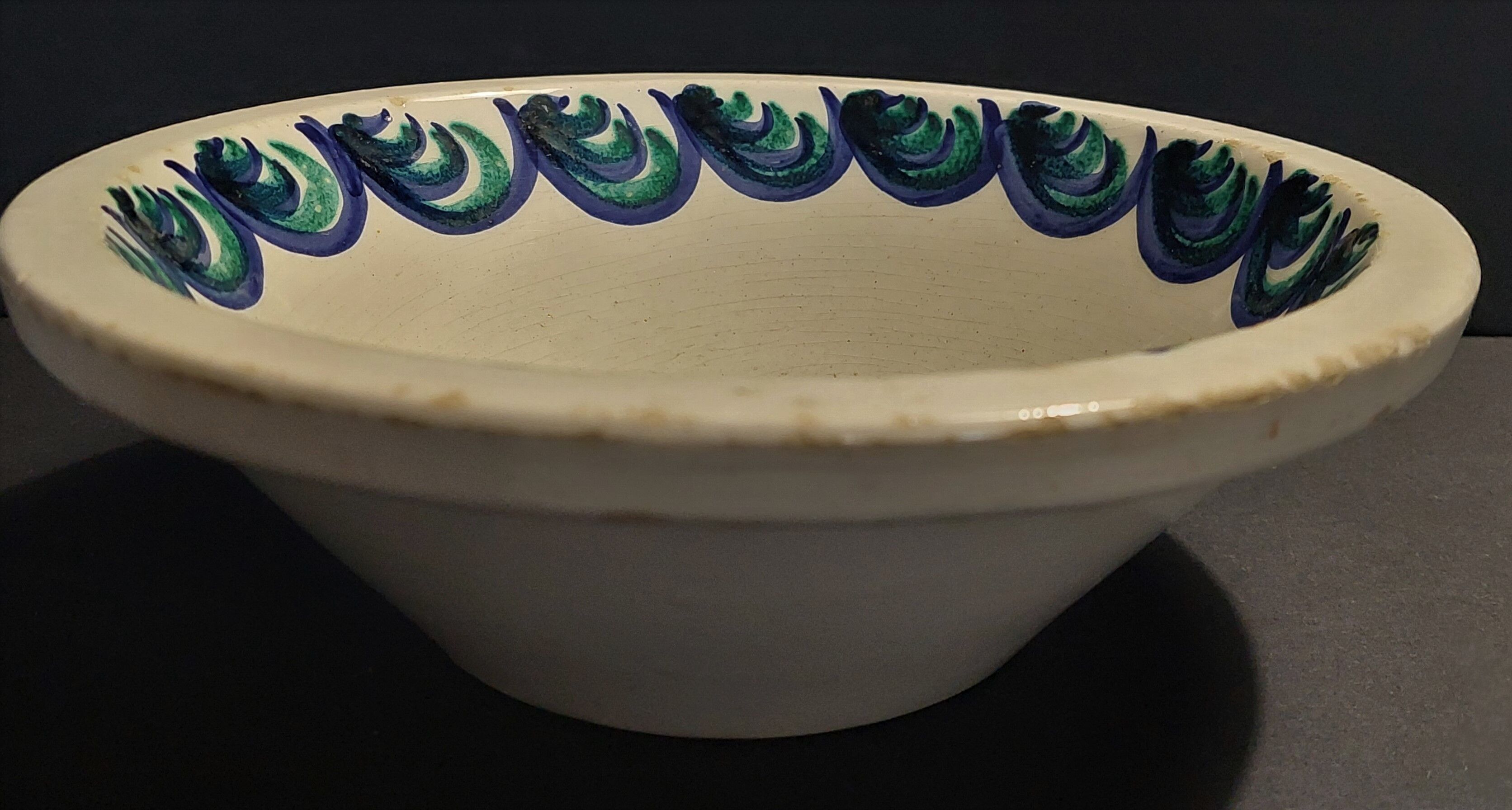 Spanish earthenware dish Ibiza early twentieth century
