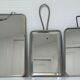 three barber mirrors metal frame early to middle XXth