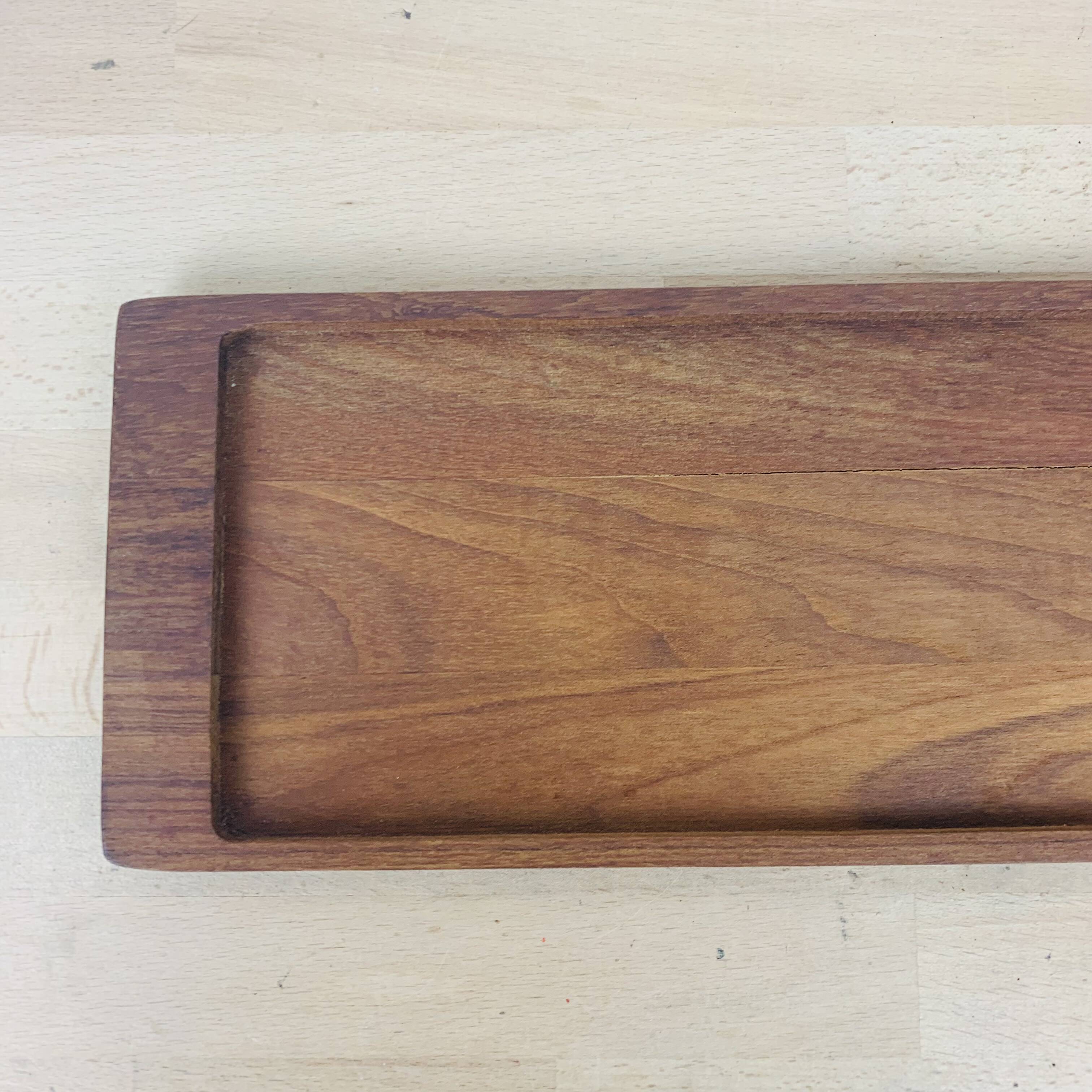 Scandinavian Danish teak tray from the 60s