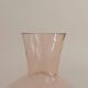 Pink glass carafe