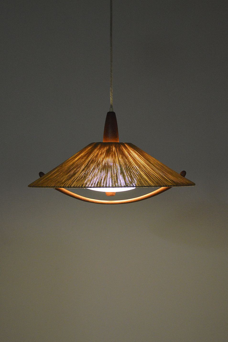 Mid-century hanging lamp by Temde Leuchten, 1960s