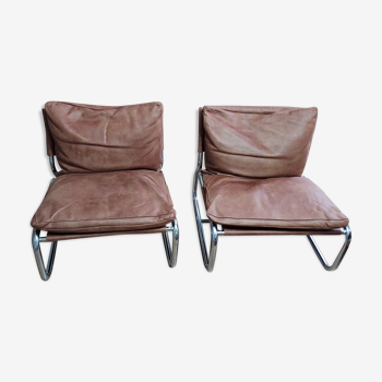 Pair of 70s/80s design armchairs