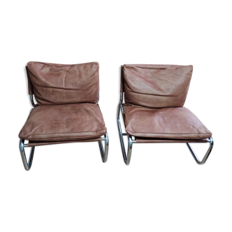 Pair of 70s/80s design armchairs