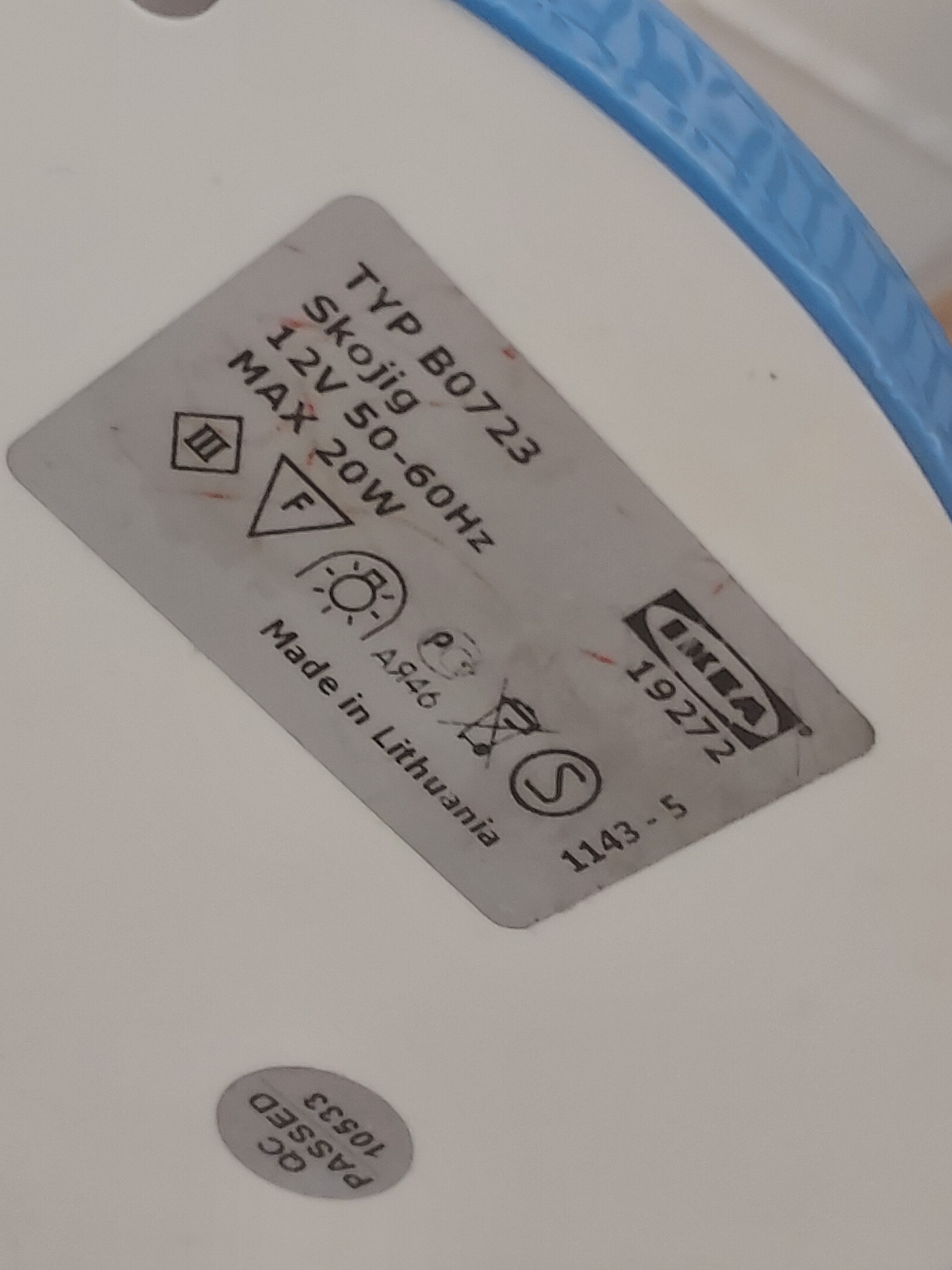 Henrik Preutz lamp for ikea