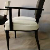 Pair of bridge armchairs