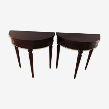 Pair of side tables or bedside tables