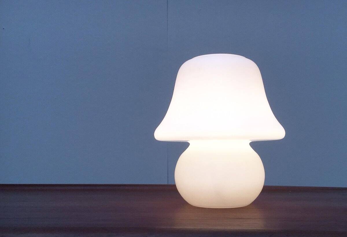 Lampe de table champignon vintage allemande de Hustadt Leuchten