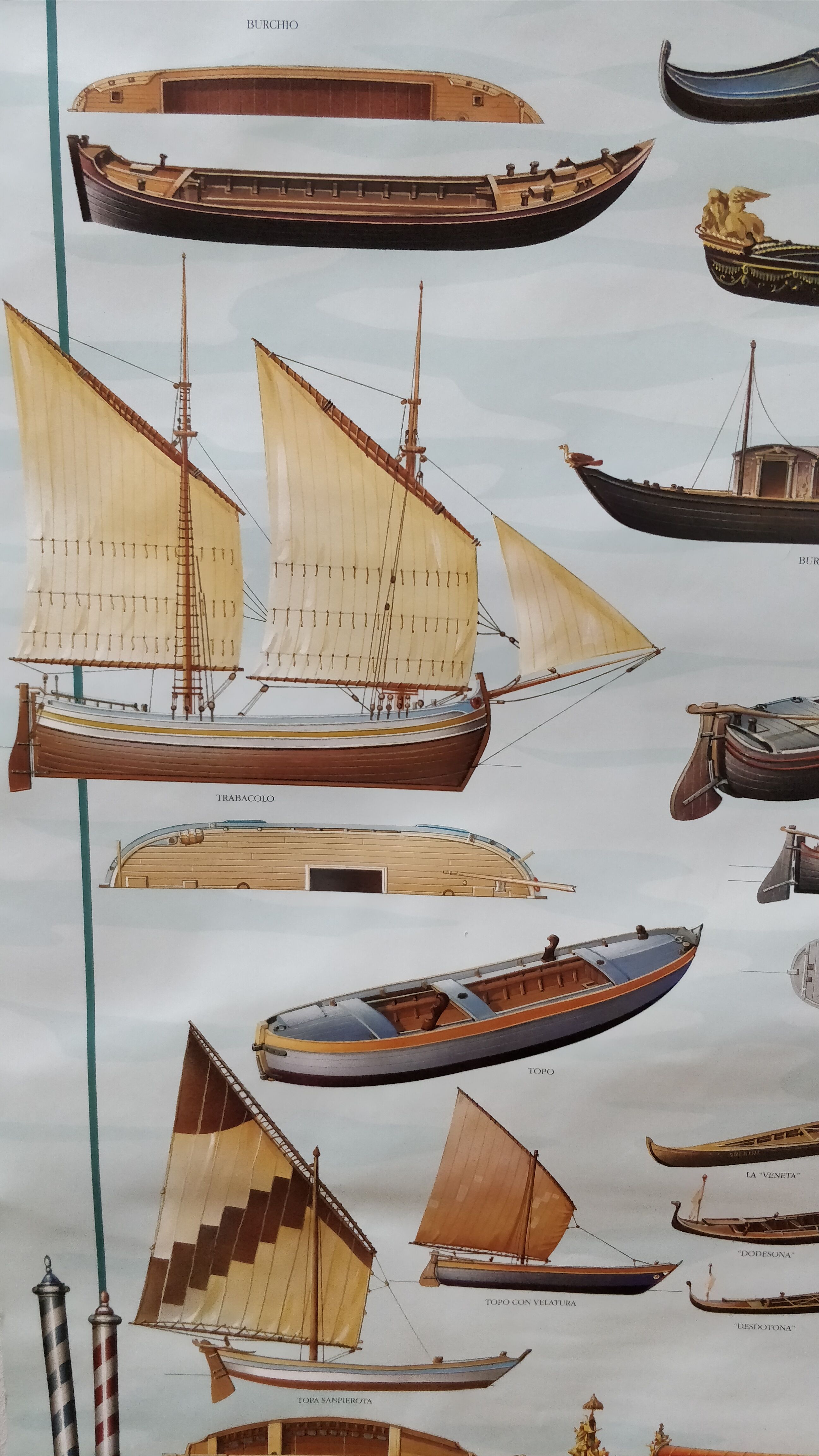 Boats poster. Venice Embarks by Libero Patrignani