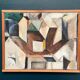 Original Swedish Oil on Canvas – “Komposition” by Arne Tengblad Vintage