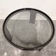 1970s Mid-Century Modern Black Coffee Table with Smoked Glass Top