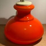 Vintage orange opaline pendant light