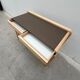 Solid wood and formica desk made by a cabinetmaker.