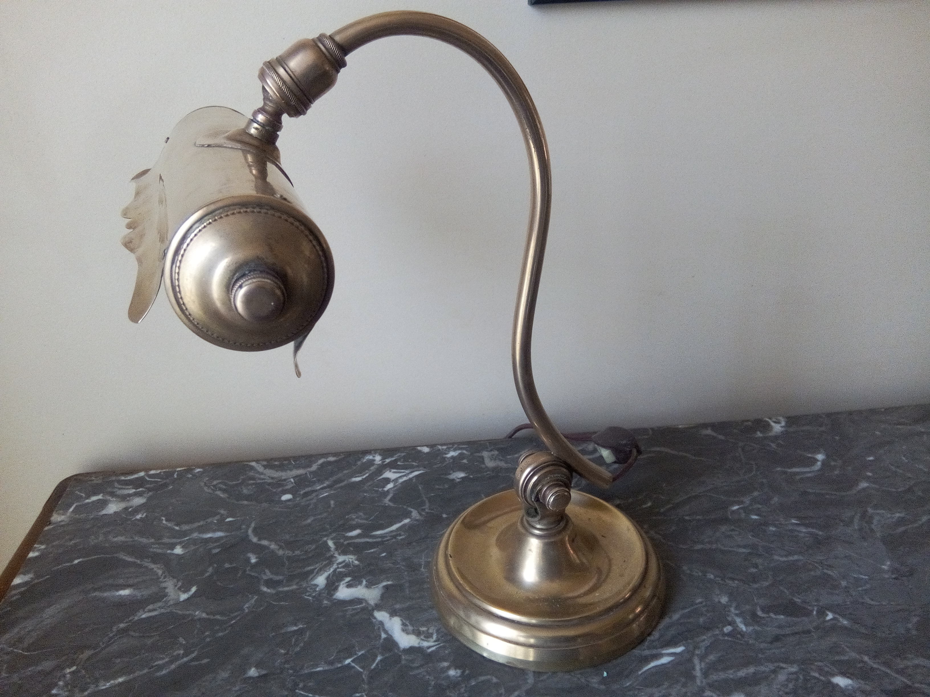 19th century desk lamp