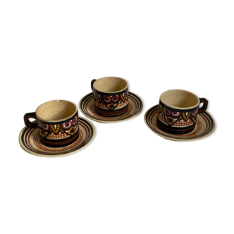 Three Breton cups Fouillen