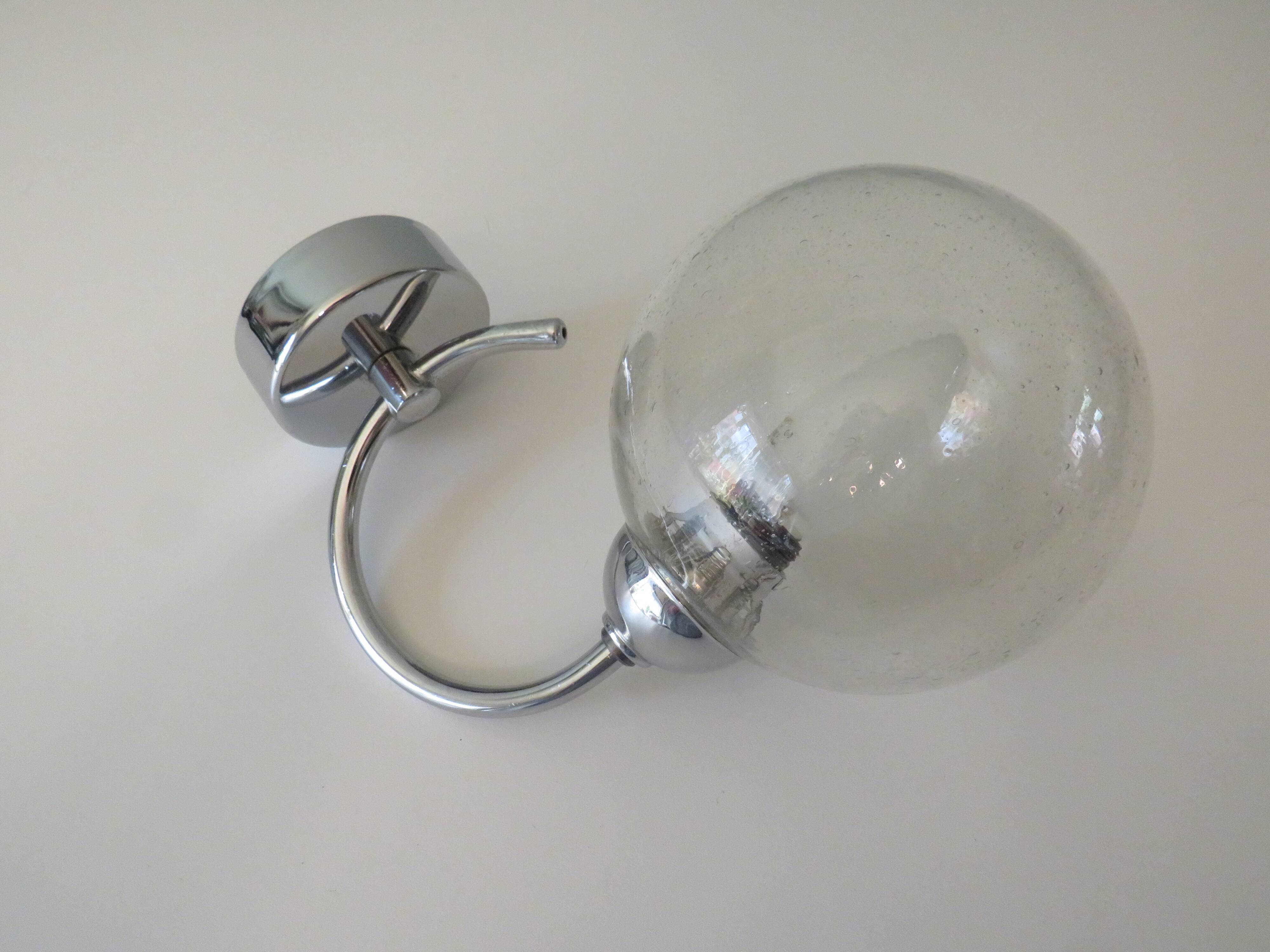 Pair of Massive wall lights Belgium 1960-1970