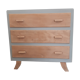 Vintage dresser revisited in grey and wood