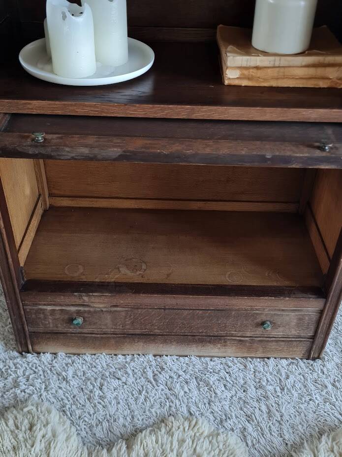 Trade furniture - Pharmacy display cabinet circa the 1960s