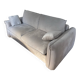 Beige velvet convertible sofa bed sia coco