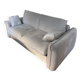 Canapé convertible sia coco en velours beige