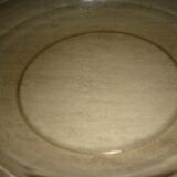 Large smoked glass dish 27.5 cm