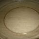 Grand plat en verre fumé 27,5 cm