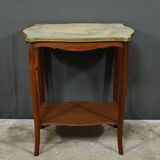 Mahogany and marble table – 1920