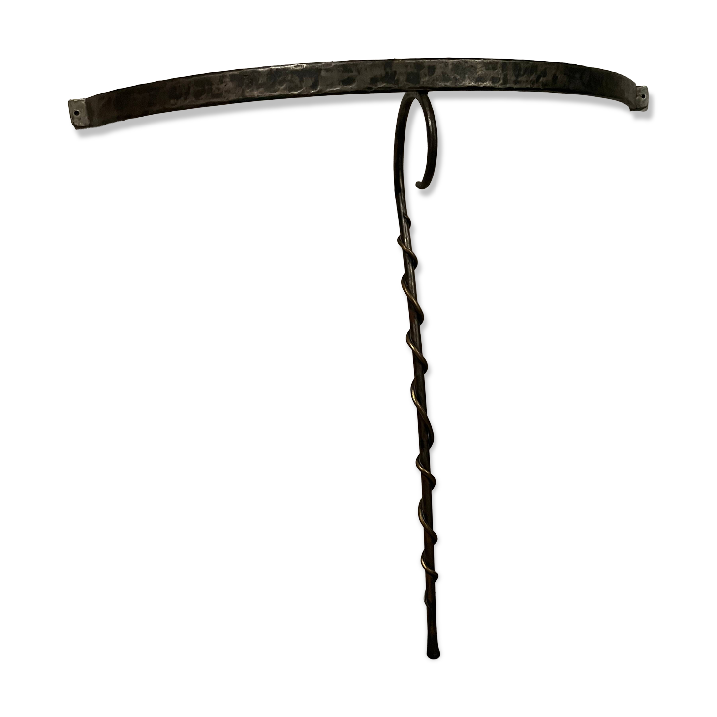 Console design in brushed steel and glass