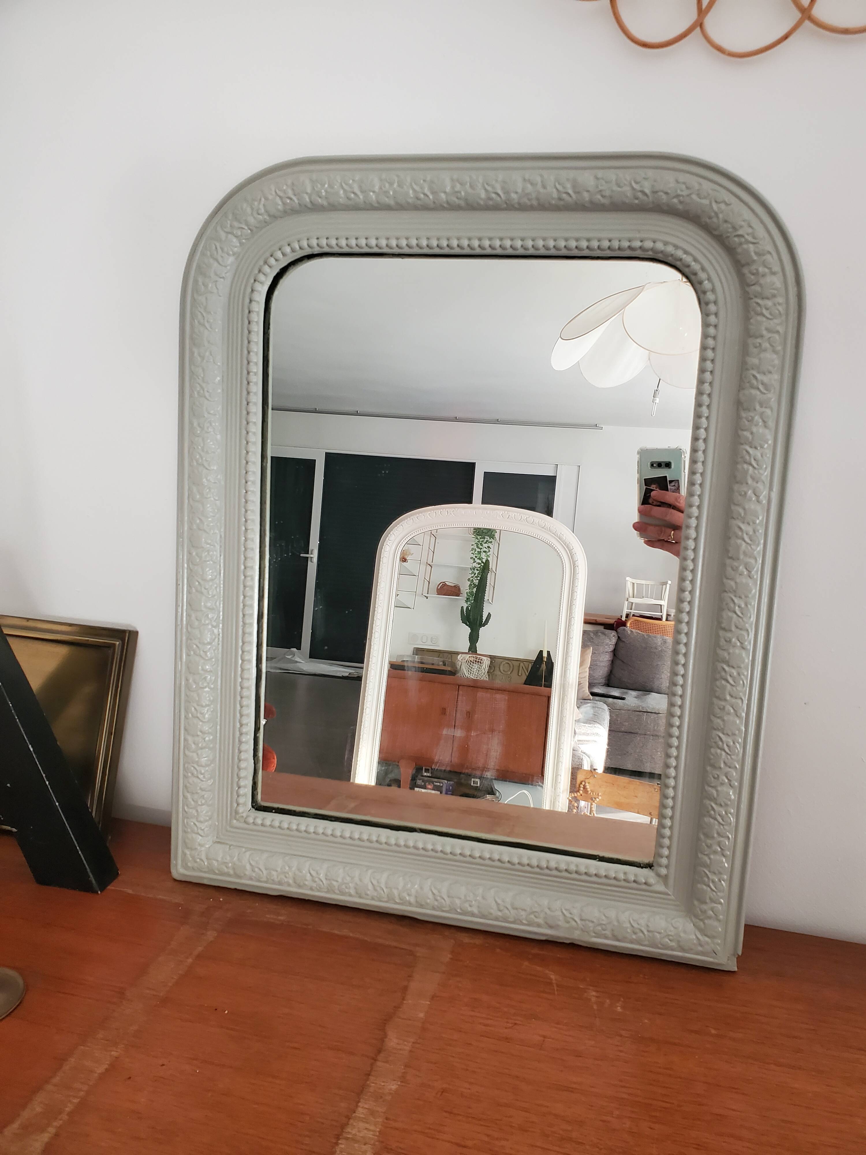 Mirror Louis Philippe gray