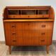 Rare Scandinavian curved secretary from Sweden.