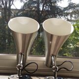 Pair of dialogic wall light circa 1970