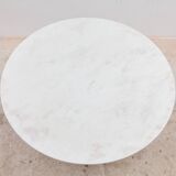 Mid-Century Marble Round Coffee Table, 1960s