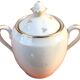 1920s Porcelain Sugar Bowl Frédéric Legrand Limoges France