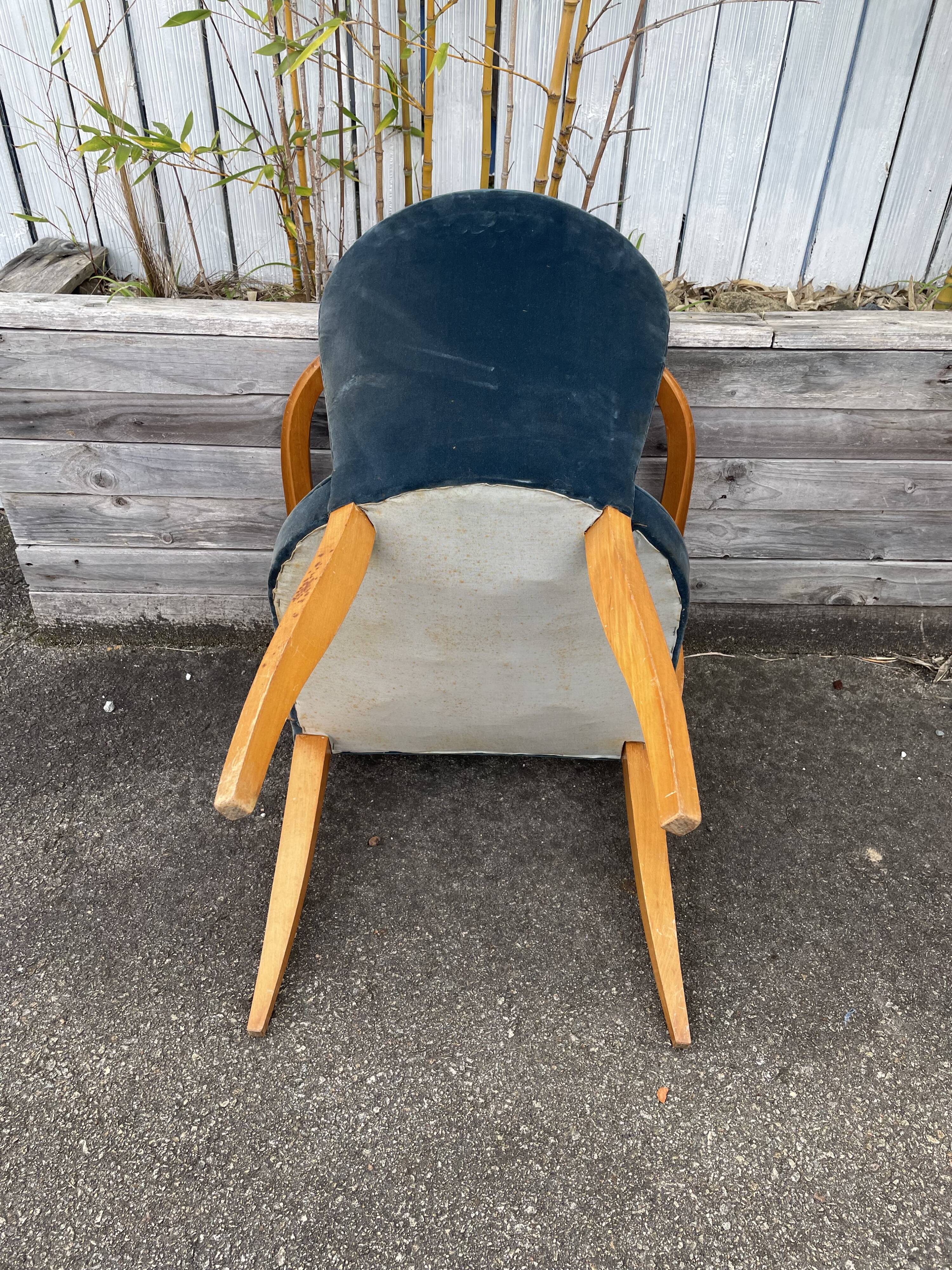 Fauteuil bridge année 40