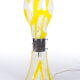 Carlo Nason model Lipstick Design Floor Lamp, Made by Mazzega Italy.