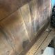 Old raw wood chest of drawers