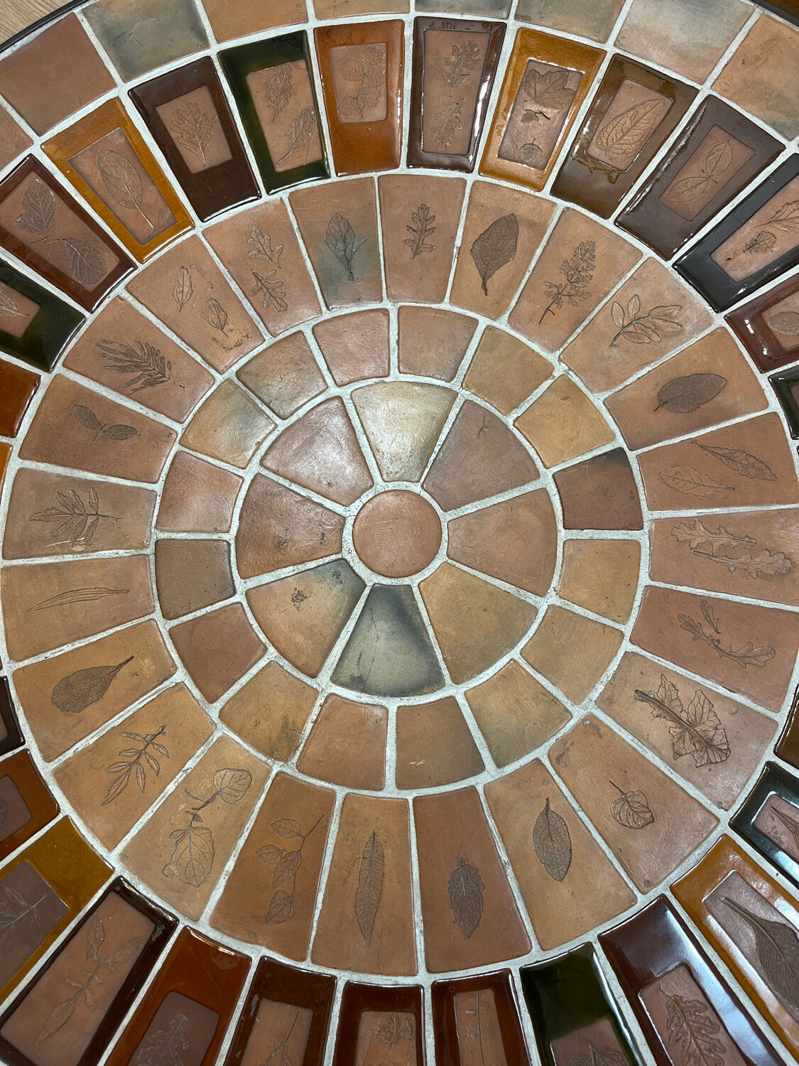 Ceramic coffee table by Roger capron 1950