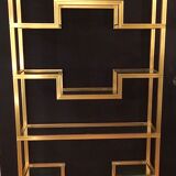 Golden brass floor Pierre Vandel, Paris circa 70