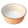 1930s Round soufflé dish N°2 White ceramic