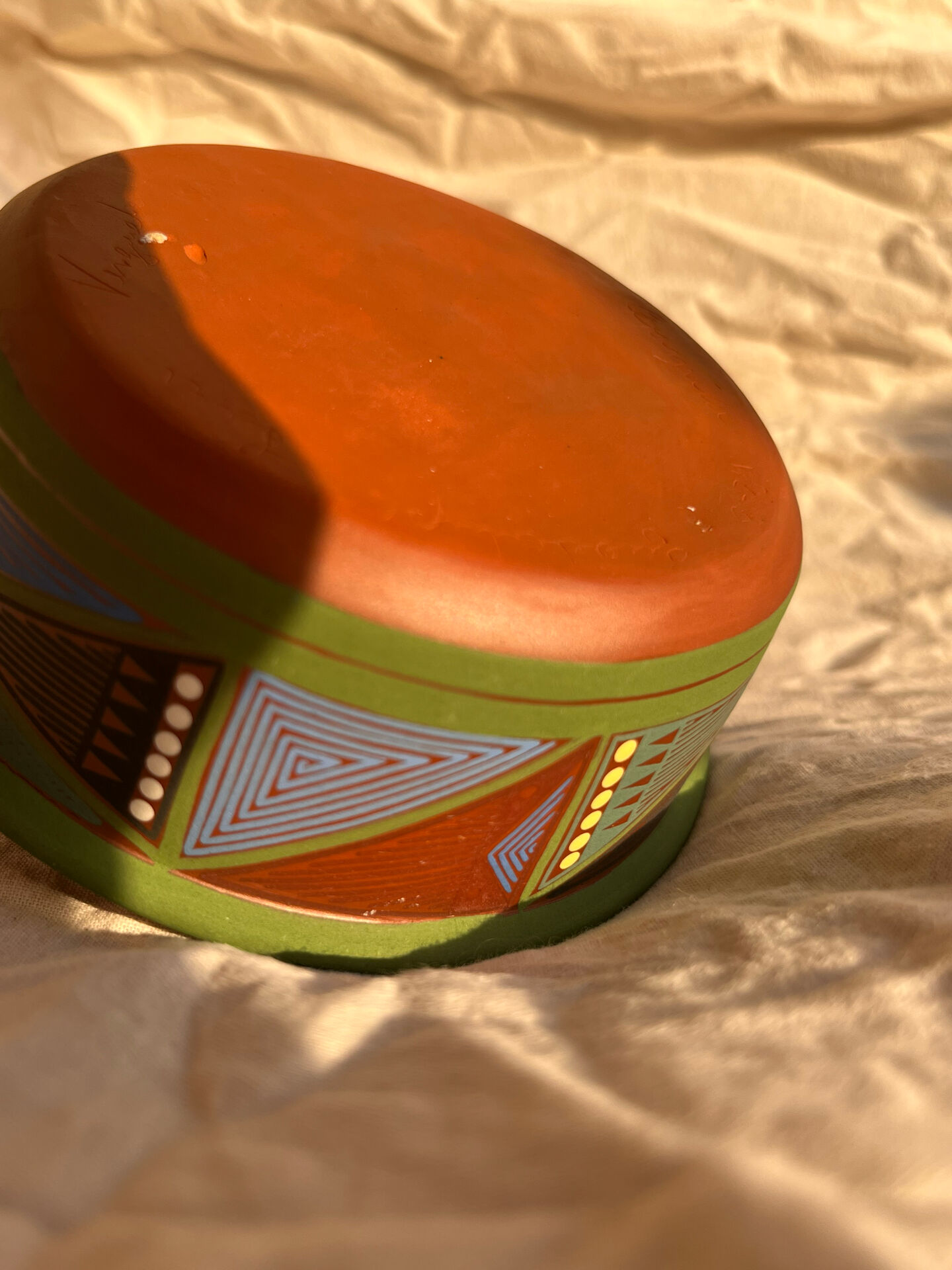 Duo of Handcrafted Ceramic Bowls from Venezuela, Signed