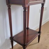 Pedestal table bedside Louis XVI mahogany style