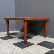 Square Glostup Denmark teak table 1970s