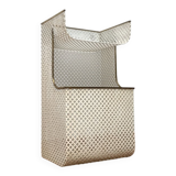 Perforated metal shelf from the mid-century, 1950s.