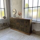 Green patina workshop furniture