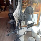 Copper and brass roof weather vane