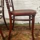 Paire de chaises bistrot Thonet estampillées