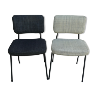 Pair of André Simard chairs for Airborne, 60s
