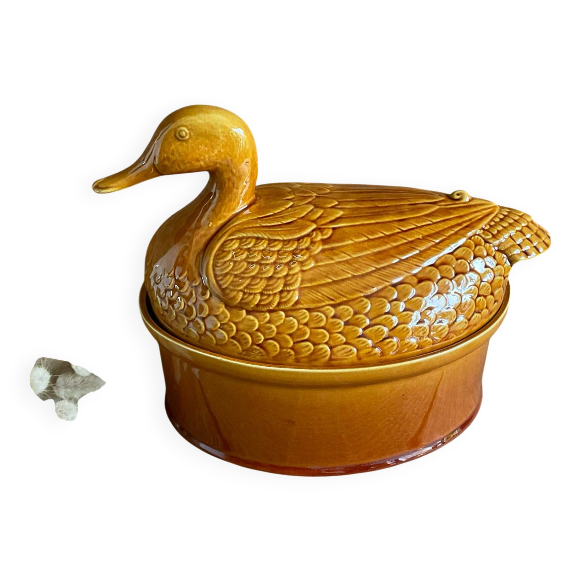 Large vintage duck terrine